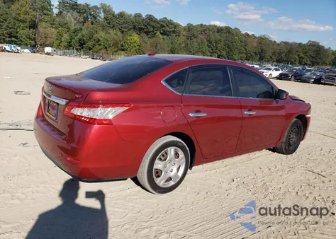 2015 Nissan Sentra S z USA, uszkodzony, nr VIN 3N1AB7AP0FL686817